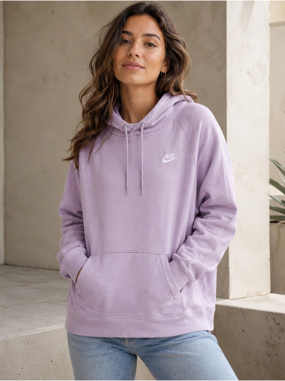 Nike Women's Light Lavender Hoodie Pullover